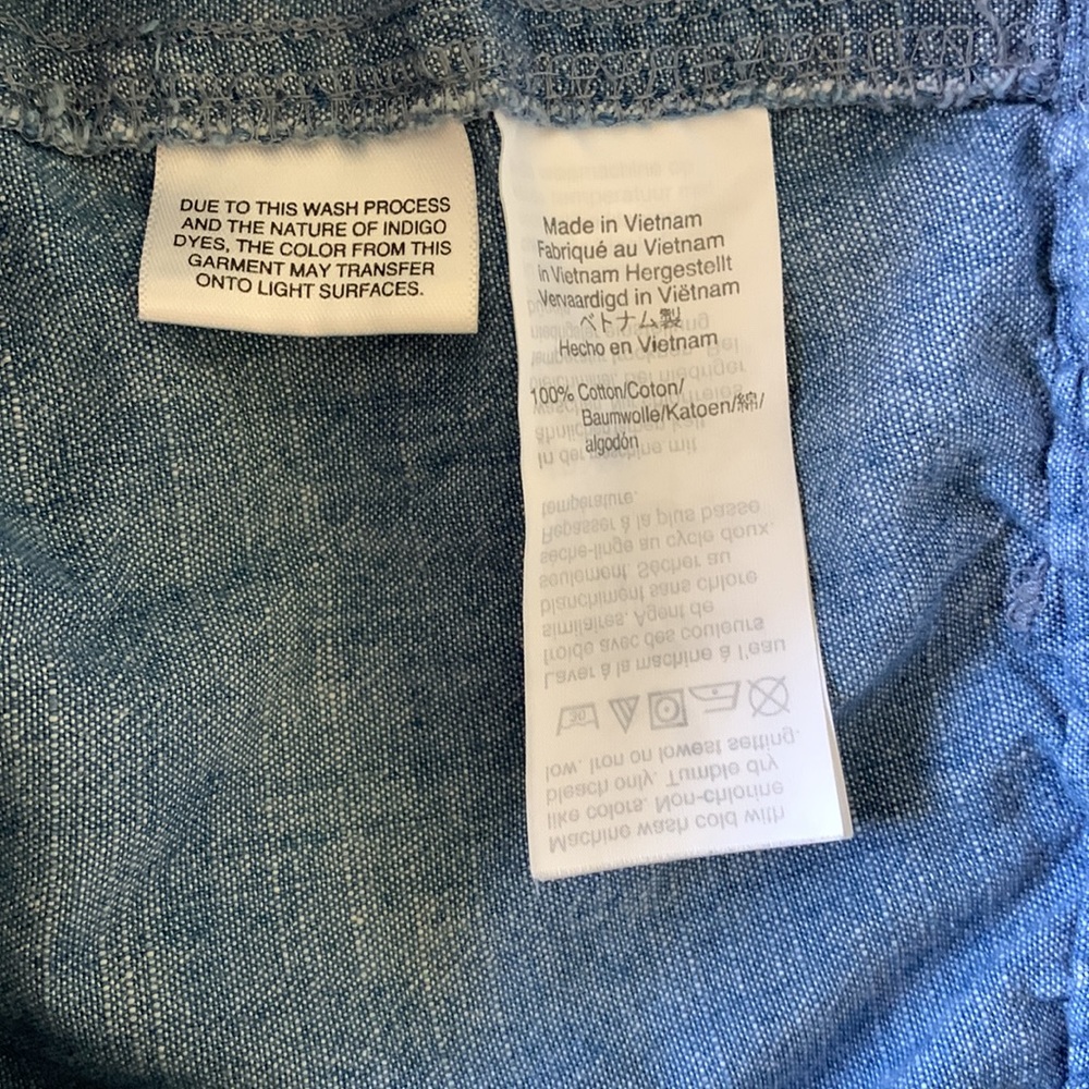 J Crew Chambray Tie Shorts | xs - Picture 4 of 5